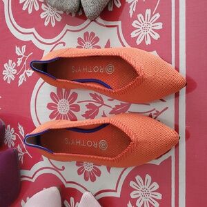 Rothy's Flats Poppy Flower Orange 6.5W